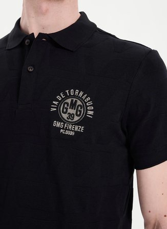 Gmg Fırenze Siyah Erkek Slim Fit T-Shirt GU26MSS03017
