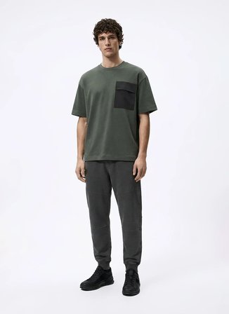 Gmg Fırenze Haki Erkek Regular Fit  T-Shirt GU26MSS03000