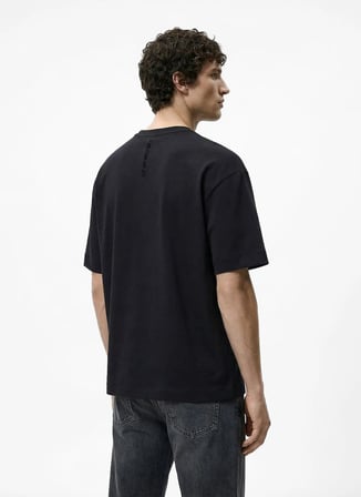 Gmg Fırenze Siyah Erkek Regular Fit T-Shirt GU26MSS03000