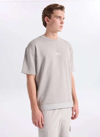 Gmg Fırenze Taş Erkek Regular Fit Yazı Baskılı T-Shirt GU26MSS03001