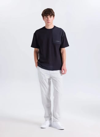 Lacivert Erkek Modal Karışımlı T-Shirt GU26MSS03026