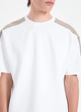 Gmg Fırenze Bej Erkek Regular Fit T-Shirt GU26MSS03049