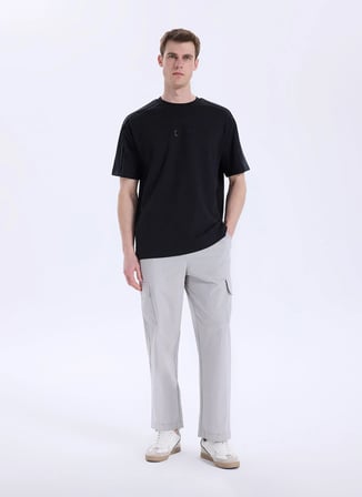 Gmg Fırenze Siyah Erkek Regular Fit T-Shirt GU26MSS03028