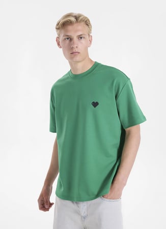 Yeşil Erkek Modal Karışımlı T-Shirt GU26MSS03031