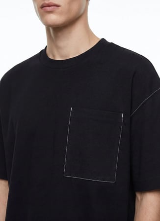 Gmg Fırenze Siyah Erkek Regular Fit T-Shirt GU26MSS03032