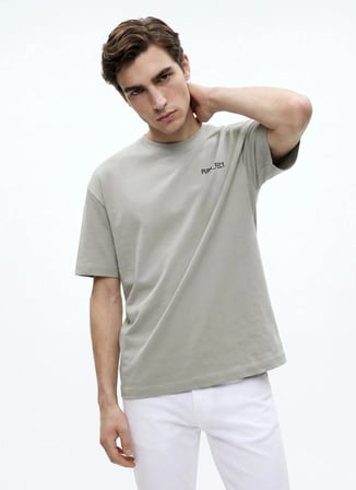 Mint Erkek Pamuklu T-Shirt GU26MSS03035