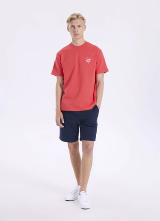 Gmg Fırenze Turuncu Erkek Regular Fit Yazı Baskılı T-Shirt GU26MSS03025