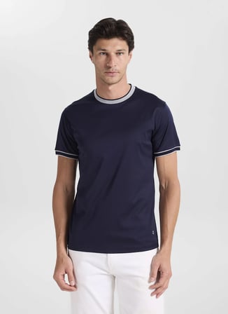 Gmg Fırenze Lacivert Erkek Slim Fit T-Shirt GU26MSS03010
