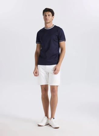 Gmg Fırenze Lacivert Erkek Slim Fit T-Shirt GU26MSS03010