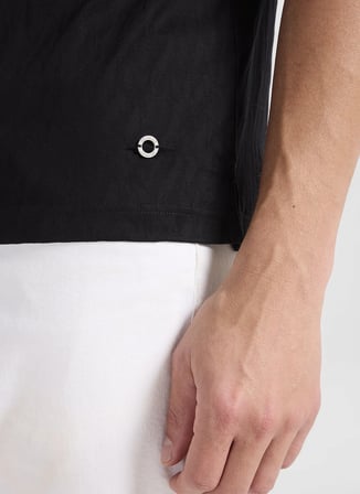 Gmg Fırenze Siyah Erkek Slim Fit T-Shirt GU26MSS03015