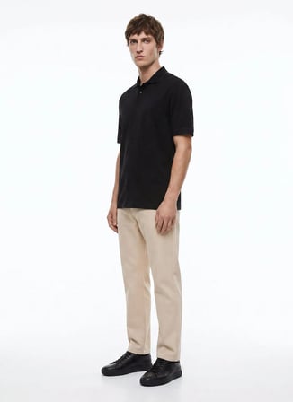 Gmg Fırenze Siyah Erkek Slim Fit Gömlek GU26MSS02205