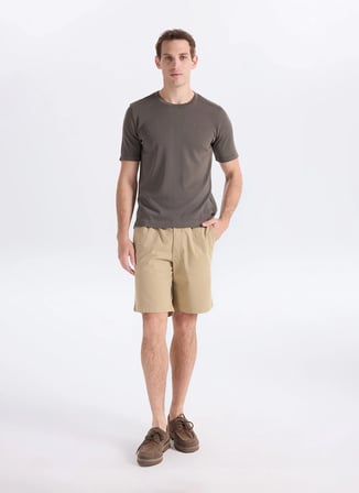 Gmg Fırenze Haki Erkek Bisiklet Yaka Slim Fit Kazak GU26MSS04023
