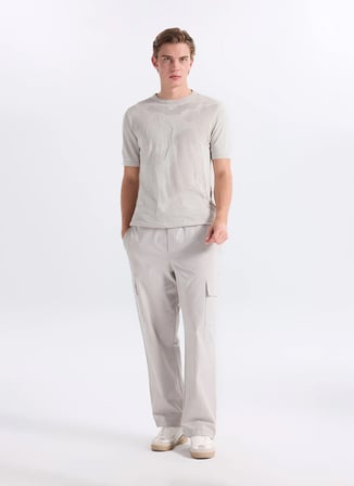 Gmg Fırenze Taş Erkek Bisiklet Slim Fit Kamuflaj Desenli Kazak GU26MSS04026