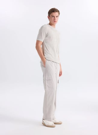 Gmg Fırenze Taş Erkek Bisiklet Slim Fit Kamuflaj Desenli Kazak GU26MSS04026