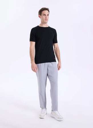Gmg Fırenze Siyah Erkek Slim Fit Triko Kazak GU26MSS04028