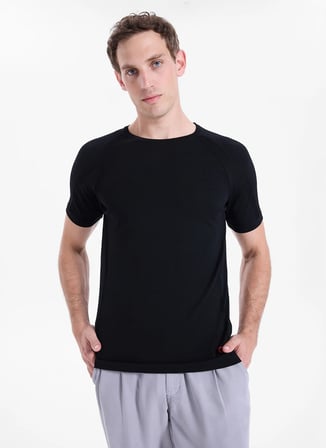 Gmg Fırenze Siyah Erkek Slim Fit Triko Kazak GU26MSS04028