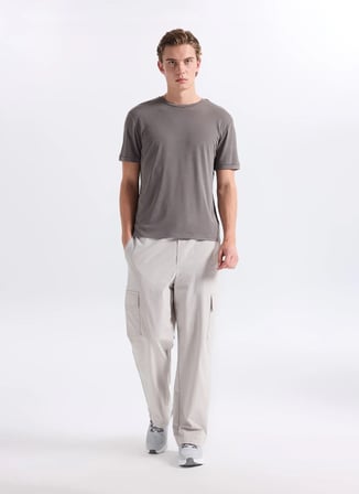 Gmg Fırenze Gri Erkek Slim Fit T-Shirt GU26MSS03002