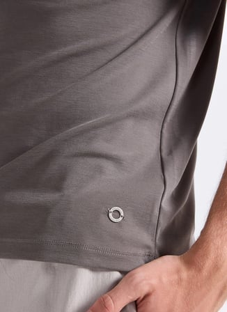 Gmg Fırenze Gri Erkek Slim Fit T-Shirt GU26MSS03002