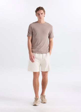 Gmg Fırenze Vizon Erkek Slim Fit T-Shirt GU26MSS03002