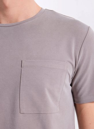 Gmg Fırenze Gri Erkek Slim Fit T-Shirt GU26MSS03003