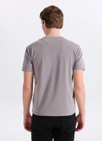 Gmg Fırenze Gri Erkek Slim Fit T-Shirt GU26MSS03003