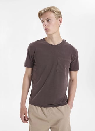 Gmg Fırenze Kahverengi Erkek Slim Fit T-Shirt GU26MSS03003