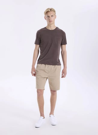 Gmg Fırenze Kahverengi Erkek Slim Fit T-Shirt GU26MSS03003