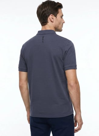 Gmg Fırenze Gri Erkek Slim Fit Polo T-Shirt GU26MSS03004