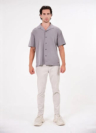 İndigo Erkek Tencel Karışımlı Gömlek GU26MSS02200