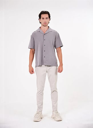 İndigo Erkek Tencel Karışımlı Gömlek GU26MSS02200