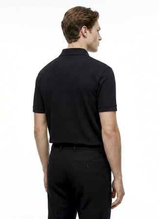 Gmg Fırenze Siyah Erkek Düğmeli Regular Fit Gömlek GU26MSS02221