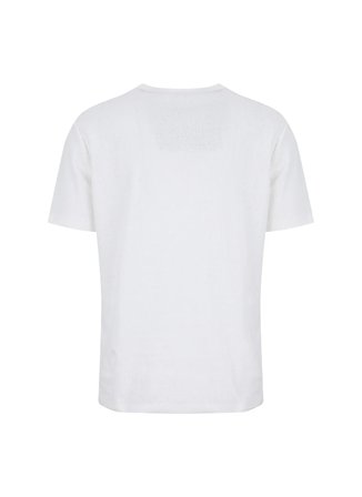 Gmg Fırenze Beyaz Erkek Slim Fit Flamlı T-Shirt GU26MSS03005
