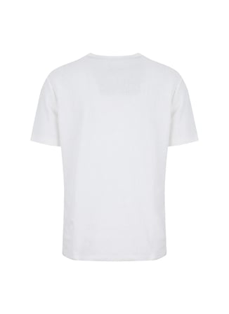 Gmg Fırenze Beyaz Erkek Slim Fit Flamlı T-Shirt GU26MSS03005