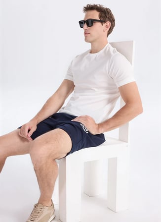 Gmg Fırenze Beyaz Erkek Slim Fit T-Shirt GU26MSS03013