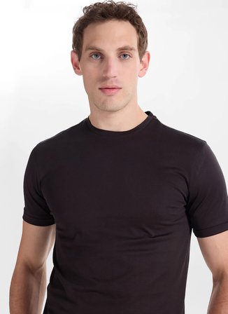 Gmg Fırenze Siyah Erkek Slim Fit T-Shirt GU26MSS03013