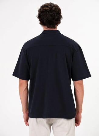 Gmg Fırenze Lacivert Erkek Regular Fit Gömlek GU26MSS02223