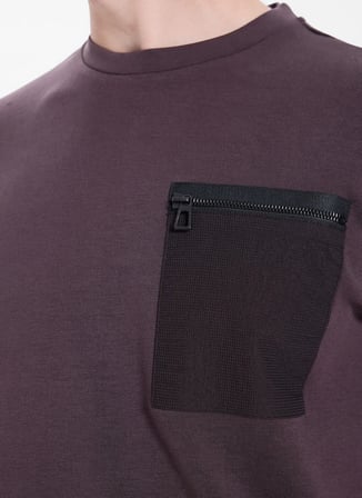 Gmg Fırenze Kahve Erkek Regular Fit T-Shirt GU26MSS03040