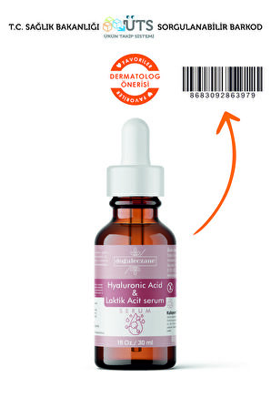 Laktik Asit Hyaluronik Asit Serum 30 ml.