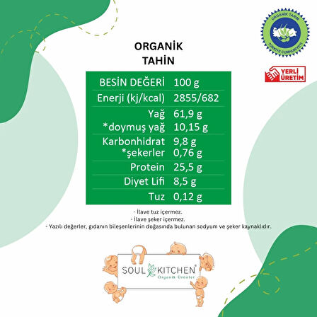 Organik Tahin 300 g