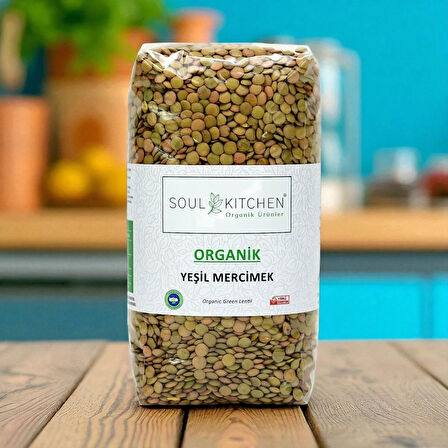 Organik Yeşil Mercimek 750 g