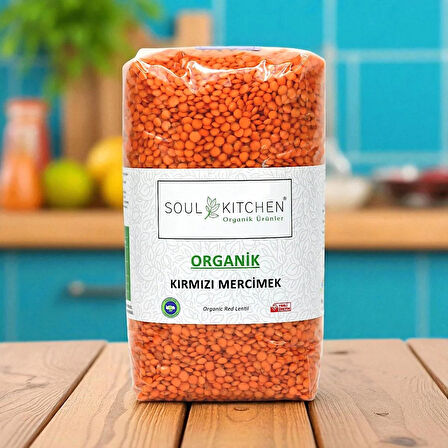 Organik Kırmızı Mercimek 750 g
