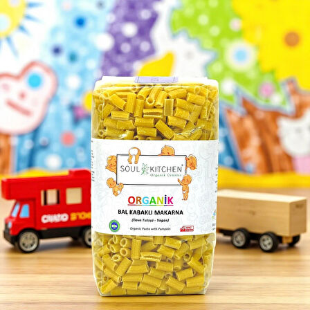 Organik Bal Kabaklı Makarna 330 g (İlave Tuzsuz) (Vegan)