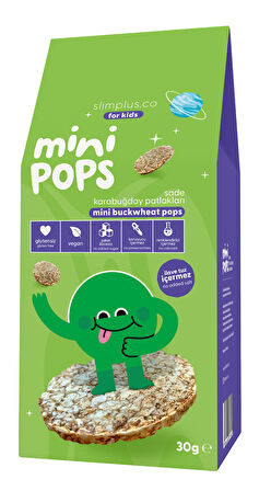 Mini Pops Atıştırmalık Karabuğday Patlakları 30G