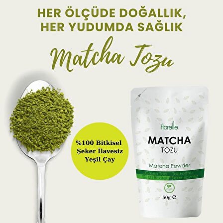 Fibrelle Matcha Saf 50 g  ( Doypak )