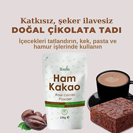 Fibrelle Ham Kakao 150 g  Doypak Ambalaj