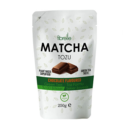 Fibrelle Matcha Çayı Çikolata Aromalı 250g