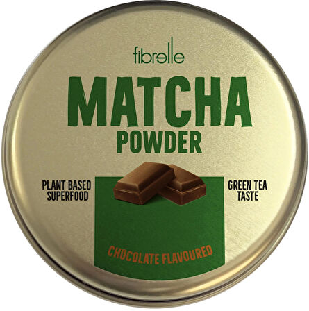 Fibrelle Matcha Çikolata 25g (Teneke Kutu)