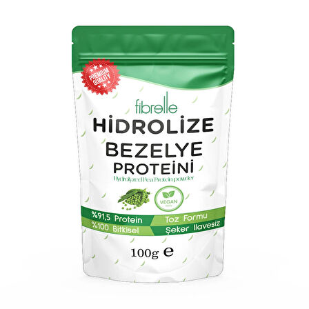 Fibrelle Hidrolize Bezelye Proteini 100g