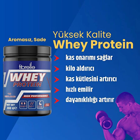 Fibrelle Whey Protein Tozu Aromasız 300 g 