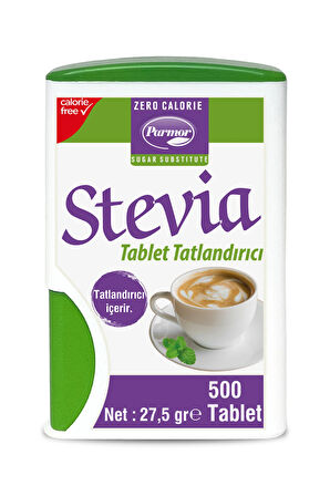 Parmor Stevia Tablet Tatlandırıcı 500'lük Kutu